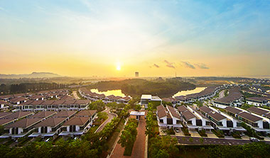 碧雅湾醉人的夕阳美景